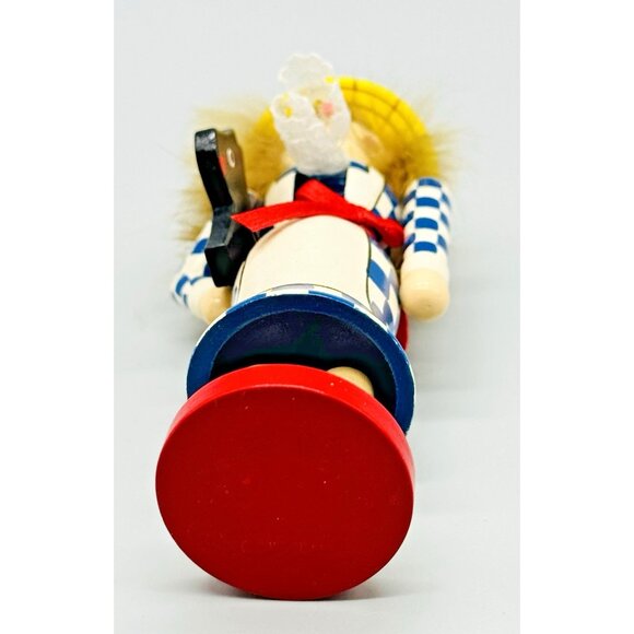 Michael Wolfe Wood Wizard of Oz Dorothy Toto Nutcracker 5 inch - Picture 7 of 8